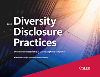 2022 Diversity Disclosure Practices report: Diversity and leadership at Canadian public companies