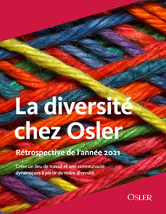 La diversité chez Osler : rétrospective de l’année 2021