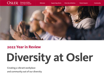 Diversity at Osler - 2022 Year in Review