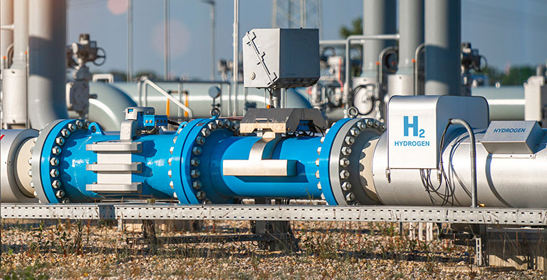Hydrogen renewable energy production pipeline
