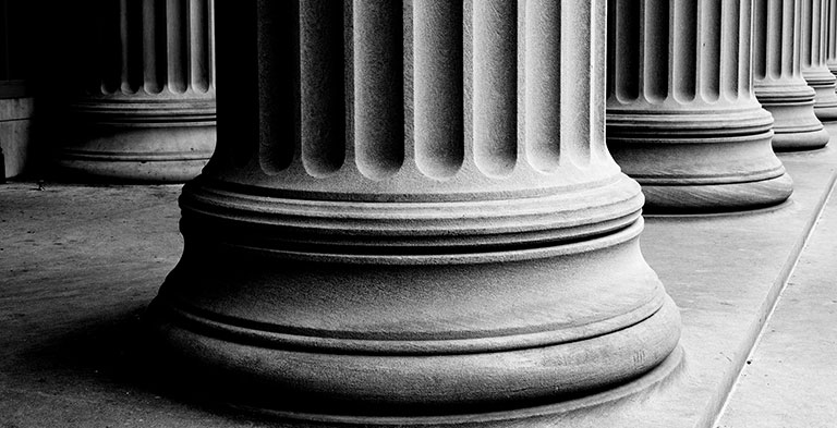 Courthouse columns