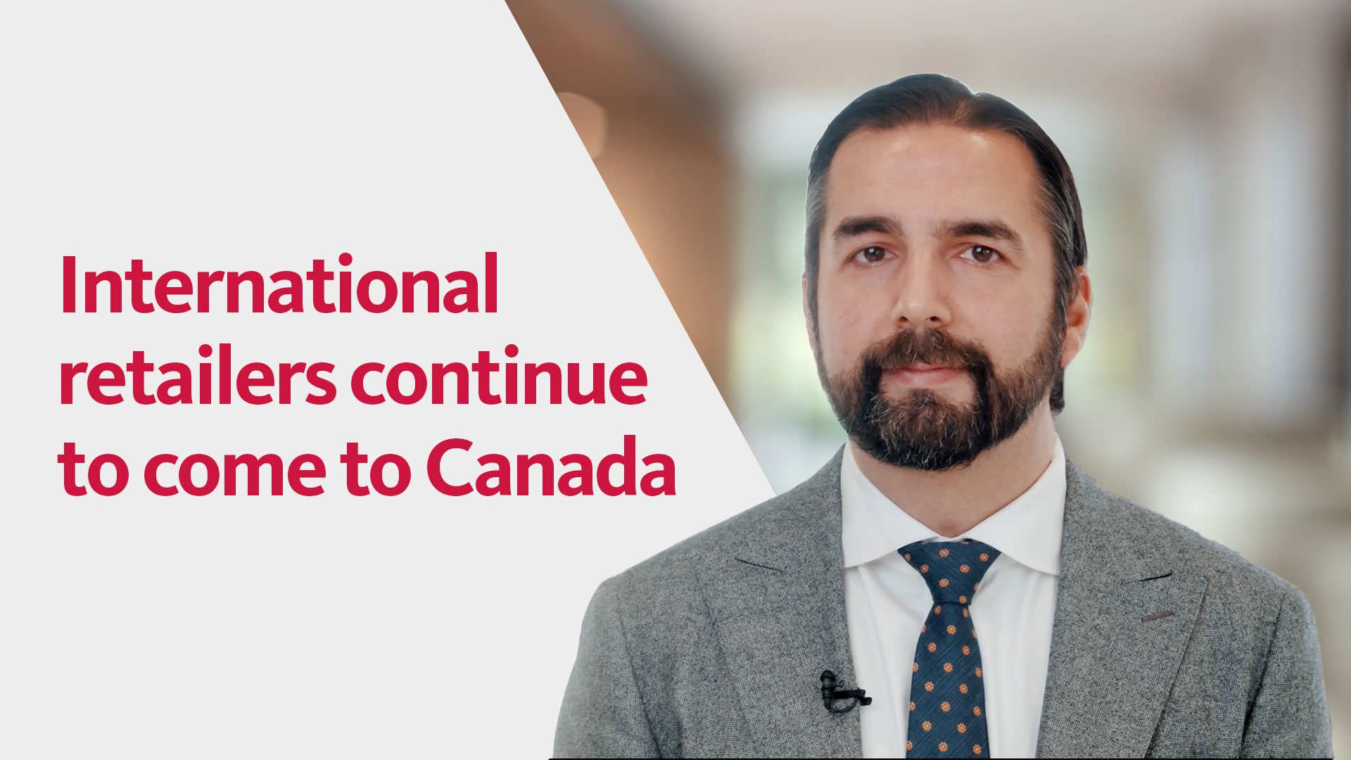 International retailers continue to come to Canada