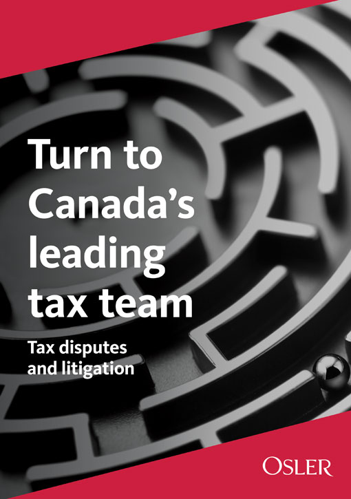 Turn to Canada’s Leading Tax Team