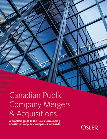 Canadian Public Company Mergers & Acquisitions