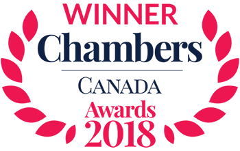 Winner: Chambers Canada Awards 2018