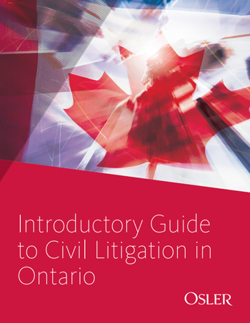 Civil Litigation in Ontario