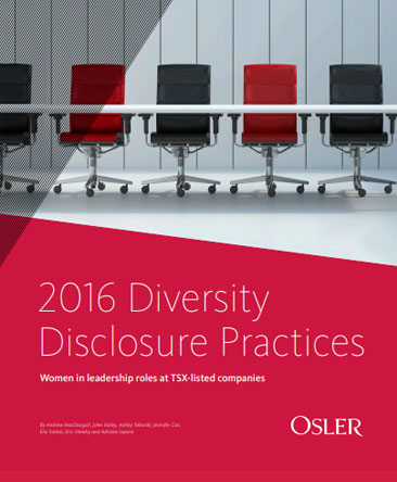 2016 Diversity Disclosure Practices