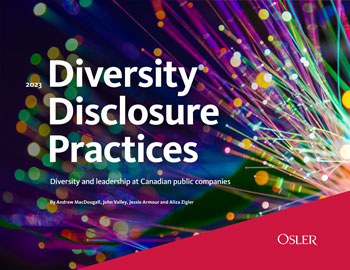 2023 Diversity Disclosure Practices report: Diversity and leadership at Canadian public companies
