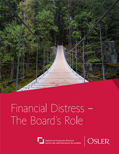 Financial distress – The board’s role