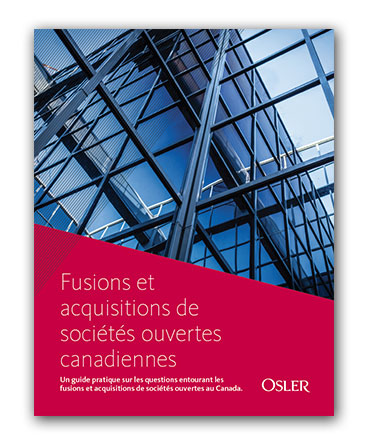 Fusions et acquisitions de sociétés ouvertes canadiennes