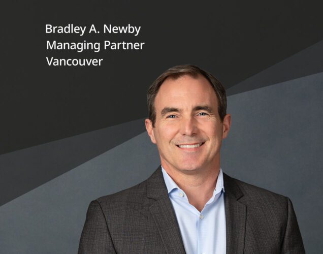Brad Newby named Vancouver Managing Partner 